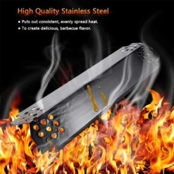 Heat Plates For Nexgrill 720-0830HM, 720-0783EH, 720-0783EF, 720-0697, 720-0697E, Porcelain Steel 4 Pcs Heat Tents Grill Parts -Cheap Grill Store B07YBRLYLR6 18caab27 413f 4690 8697 47377f99961f