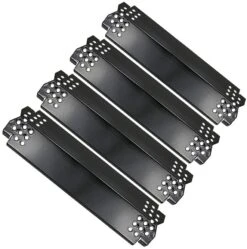 Heat Plates For Nexgrill 720-0830HM, 720-0783EH, 720-0783EF, 720-0697, 720-0697E, Porcelain Steel 4 Pcs Heat Tents Grill Parts