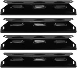 Heat Plates For Kenmore Grills, 4 Pcs Kit 14 15/16 X 3 13/16'' Porcelain Steel Grill Replacement Parts