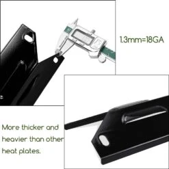 Heat Plates For Kenmore Grills, 4 Pcs Kit 14 15/16 X 3 13/16'' Porcelain Steel Grill Replacement Parts -Cheap Grill Store B07YHBY6R6 3