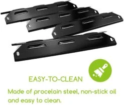 Heat Plates For Kenmore Grills, 4 Pcs Kit 14 15/16 X 3 13/16'' Porcelain Steel Grill Replacement Parts -Cheap Grill Store B07YHBY6R6 5