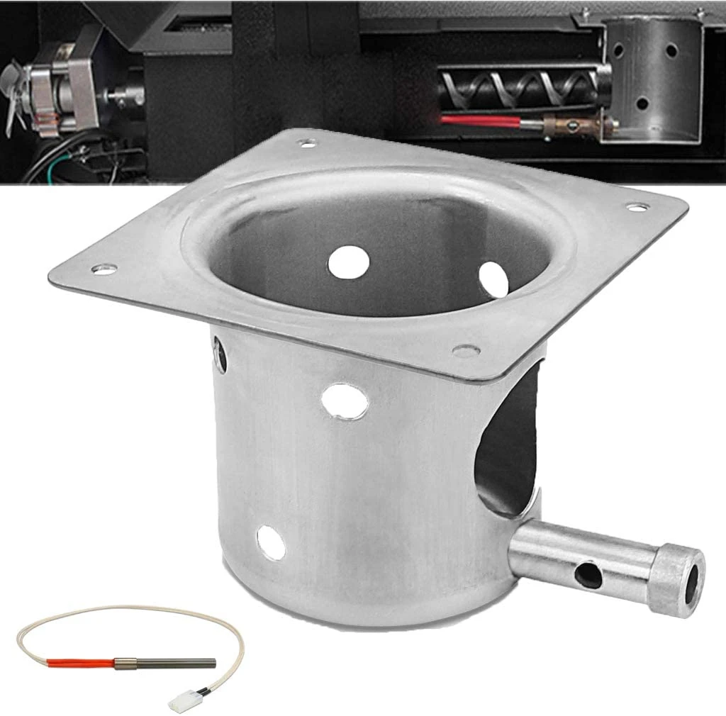 Fire Burn Pot + Hot Rod Ignitor For Traeger Century 22 TFB57CLB Pellet Grill, Replacement Parts With Screws And Fuse 5 Fire Burn Pot + Hot Rod Ignitor For Traeger Century 22 TFB57CLB Pellet Grill, Replacement Parts With Screws And Fuse - Image 3