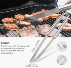 30PCS BBQ Grill Griddle Tools Set With Meat Claws, Spatula, Fork, Tongs, Grilling Accessories In Portable Bag, Perfect Grill Gifts -Cheap Grill Store B07Z5QTZ4Q 3