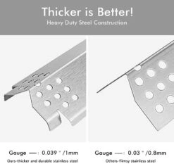 Grill Heat Plates Fits Expert Grill 720-0968, 720-0968C, 720-0968F 5 Burner Gas Grills, Stainless Steel BBQ Flame Tamer -Cheap Grill Store B07Z8ZR4VT 3 87c29217 75b2 4469 a91d 26fbcf4c3741