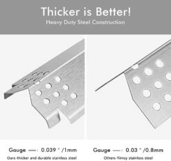 Grill Heat Plates Fits Nexgrill 5 Burner 730-0882A, 730-0882AE, 730-0882S Gas Grills, 5 Pcs Kit 14.6 X 4.2 Inch -Cheap Grill Store B07Z8ZR4VT 3 9da73fb1 50ae 4d62 8db1 5c03f86e6a56