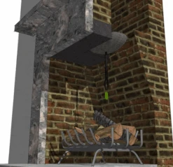 Fireplace Flue Plug For 12"X12" Square Chimney Flue - Chimney Sheep Draft Stopper Damper, Fireplace Plug, Save Energy Block Odor & Debris -Cheap Grill Store B08KHPD6J5 3