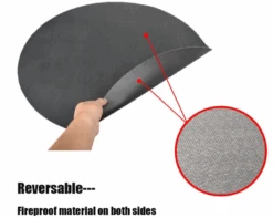 Fire Pit Mat, Bonfires,Lawn, Patio, Chiminea, Deck Defender, Under Grill Mat, BBQ Mat, Heat Shield, Fire Resistant Pad For Outdoors (58 Inch Round) 7 Fire Pit Mat, Bonfires,Lawn, Patio, Chiminea, Deck Defender, Under Grill Mat, BBQ Mat, Heat Shield, Fire Resistant Pad For Outdoors (58 Inch Round) -Cheap Grill Store B08R43RW7B 2