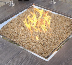 5-10 Mesh Silica Sand For Fire Pits, Fireplaces, Landscape Decoration, Fireproof Base Layer Fire Sand, 10 Pounds -Cheap Grill Store B08RS1QTM5 1