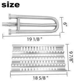 Ceramic Rod Heat Plates Shield And Burners Kit For DCS Grills 27, 36, 48, 30 Series, Dynamic Cooking Systems Gas Grill Replacement Parts -Cheap Grill Store B09ZXVS5Q7 1