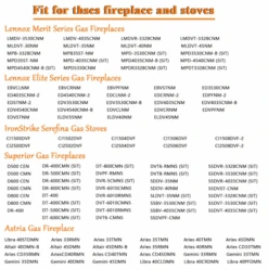 Fireplace Natural Gas Pilot Assembly For 69l17, J4117, 904405, 108084-02, 69l1701 For Lennox, Ihp, Serefina, Superior, Astria Direct Vent (NG) 6 Fireplace Natural Gas Pilot Assembly For 69l17, J4117, 904405, 108084-02, 69l1701 For Lennox, Ihp, Serefina, Superior, Astria Direct Vent (NG) -Cheap Grill Store B0BPFHVQHL 1