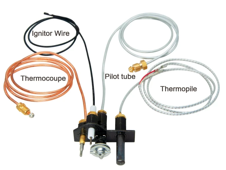 Fireplace Natural Gas Pilot Assembly For 69l17, J4117, 904405, 108084-02, 69l1701 For Lennox, Ihp, Serefina, Superior, Astria Direct Vent (NG) 5 Fireplace Natural Gas Pilot Assembly For 69l17, J4117, 904405, 108084-02, 69l1701 For Lennox, Ihp, Serefina, Superior, Astria Direct Vent (NG) - Image 3