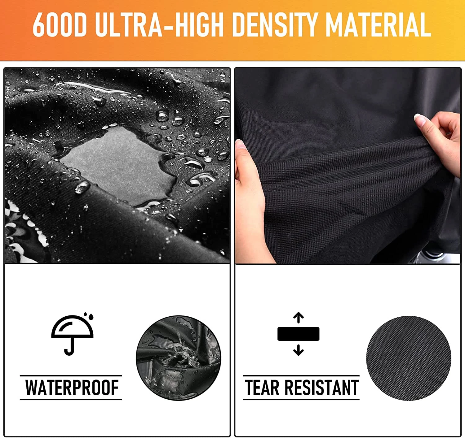 Universal 40 Inch Grill Cover For AOG 36" Built-In Barbecue, Waterproof Grill Cover 4 Universal 40 Inch Grill Cover For AOG 36" Built-In Barbecue, Waterproof Grill Cover - Image 2