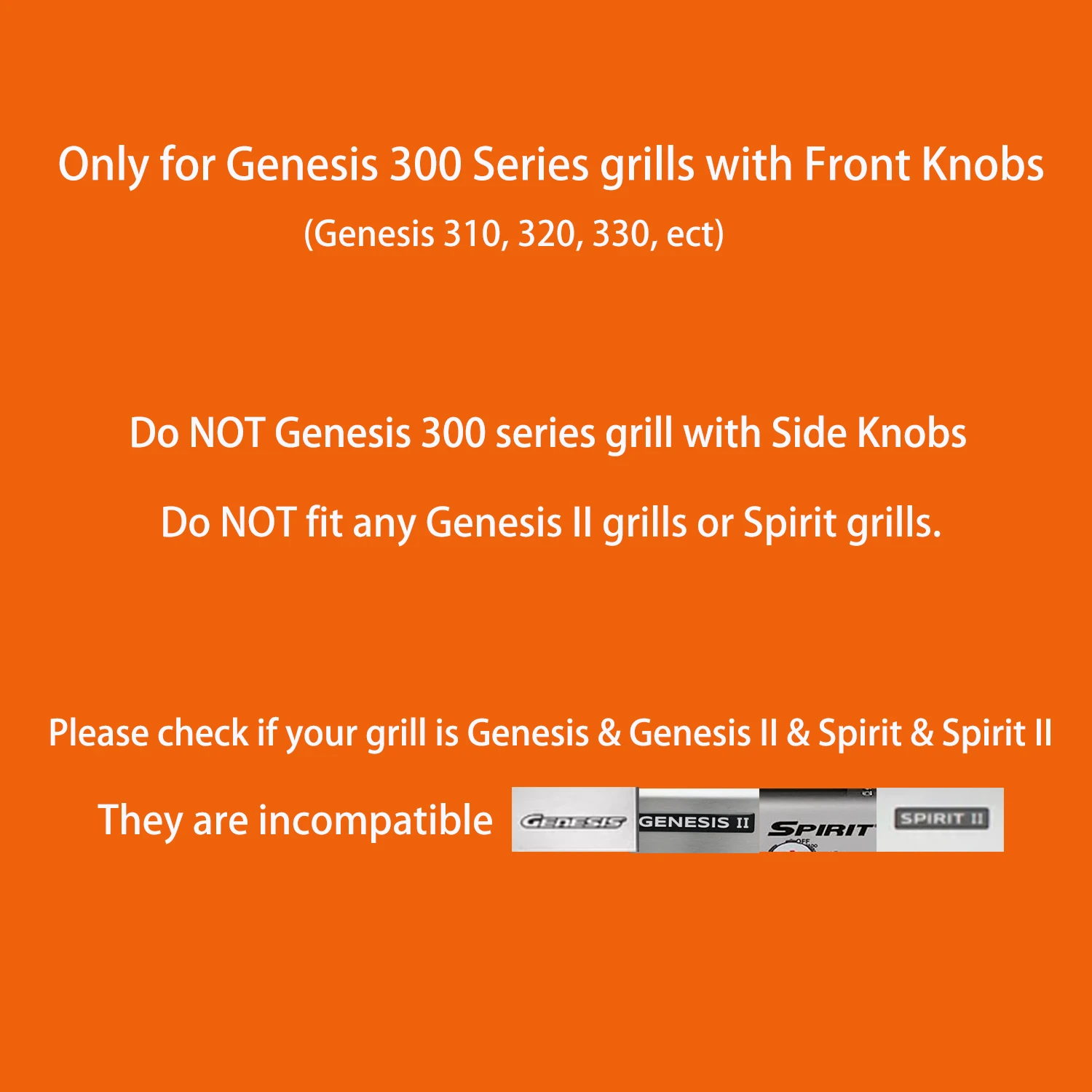 19.5'' BBQ Burner 62752 For Weber Genesis S-310, S-320, S-320 Front Control Knob Series 3 Burner Grills 4 19.5'' BBQ Burner 62752 For Weber Genesis S-310, S-320, S-320 Front Control Knob Series 3 Burner Grills - Image 2