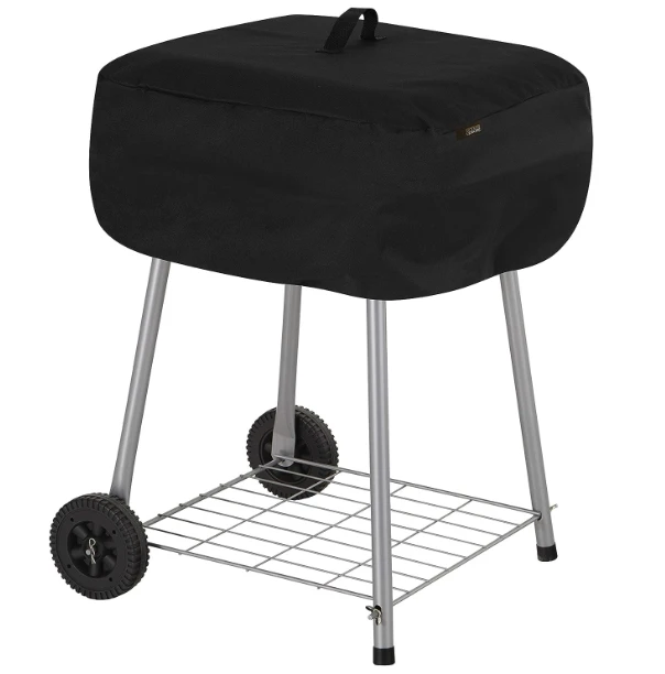 Grill Cover 21.5L X 21.5D X 14.5H Inch, For 2974 Basics Walk-A-Bout Charcoal Grill, Water-Resistant
