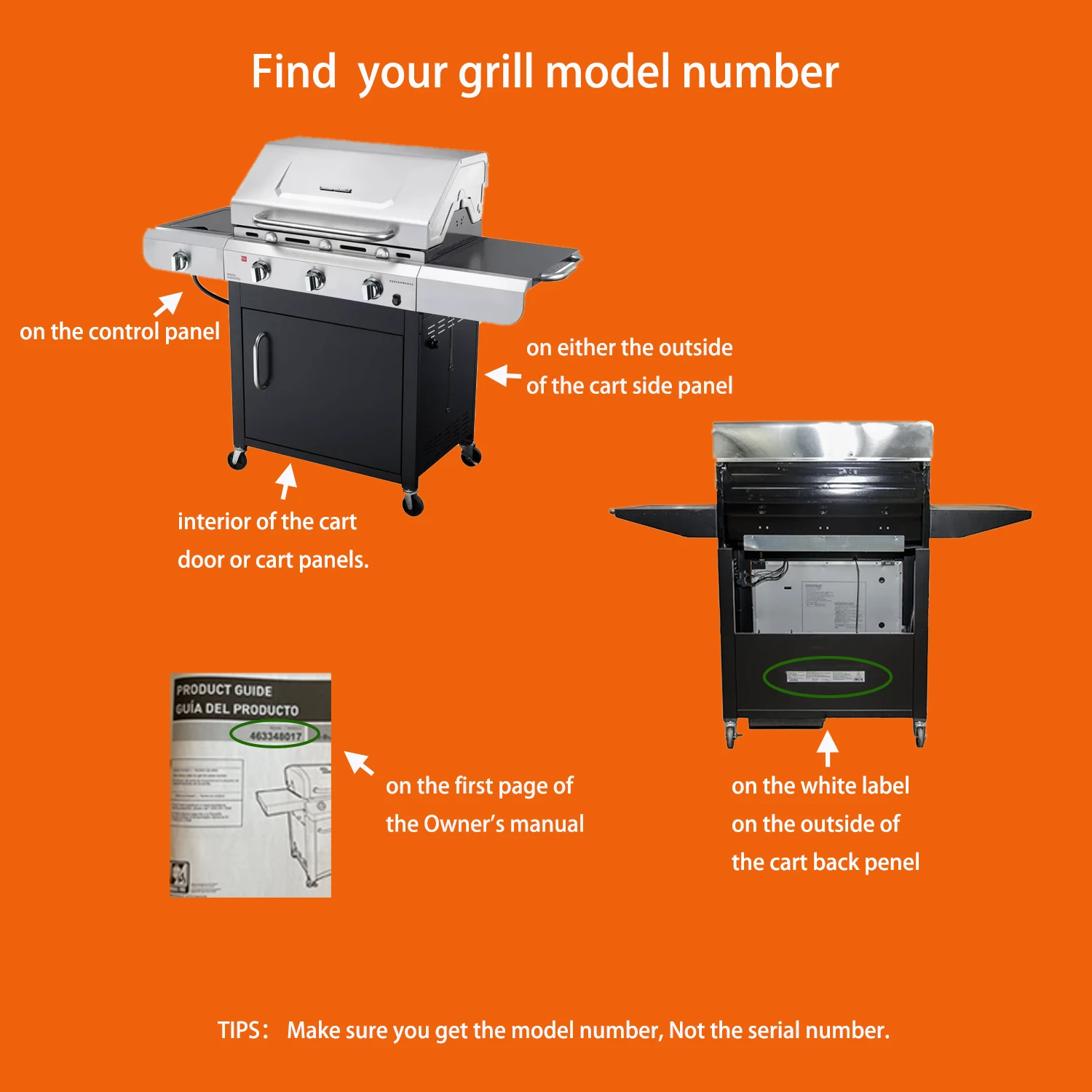 Repair Kit For Char-Broil Performance 5 Burner 463468221, 463468021, 463466522, 463465022 Gas Grills 4 Repair Kit For Char-Broil Performance 5 Burner 463468221, 463468021, 463466522, 463465022 Gas Grills - Image 2