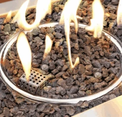 Granules Lava Rock For Fit Pit, 1-3 Inch Safe Natural Tempered Lava Stones For Fireplace, Landscaping, Fire Bowls, Gas Log Sets, 10 Pounds -Cheap Grill Store Z76001.B1101 3