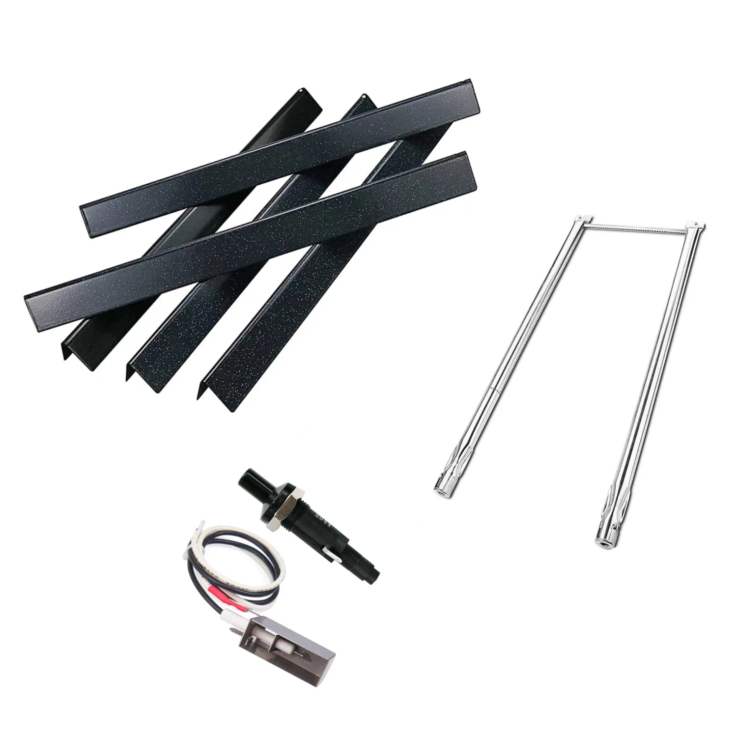 Repair Kit For Weber Spirit Side Knobs E-200, S-200, E-210, S-210 And Spirit 500 2 Burner Grills, 7507 Grill Burner + 7535 Flavor Bar + 7509 Ignitor 3 Repair Kit For Weber Spirit Side Knobs E-200, S-200, E-210, S-210 And Spirit 500 2 Burner Grills, 7507 Grill Burner + 7535 Flavor Bar + 7509 Ignitor