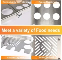 Repair Kit For Weber Spirit Side Knobs E-310, E-320 (2007 - 2012), Spirit 700 And Weber 900 3 Burner Grills, Grill Burner+ Flavor Bar+Ignitor+Drip Pan -Cheap Grill Store ZCB.65004B1.01B