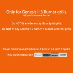 Warming Rack For Weber Genesis II 3 Burner Gas Grills, Weber 66044 -Cheap Grill Store genesisII3burner