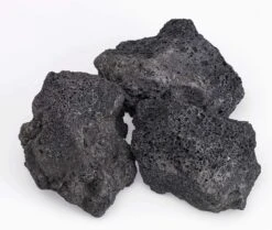 Black Premium Lava Rock 10 Pounds 3 - 6'' Volcanic Lava Stones Granules For Indoor Outdoor Fire Pits Fireplaces Gas Grill, Fish Tank And Landscaping